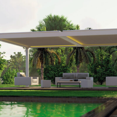 Eluha - Bioclimatic Canopies for villas, restaurants and offices