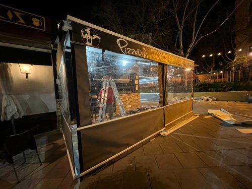 Eluha instalaciones en terrazas comerciales en la Costa del Sol