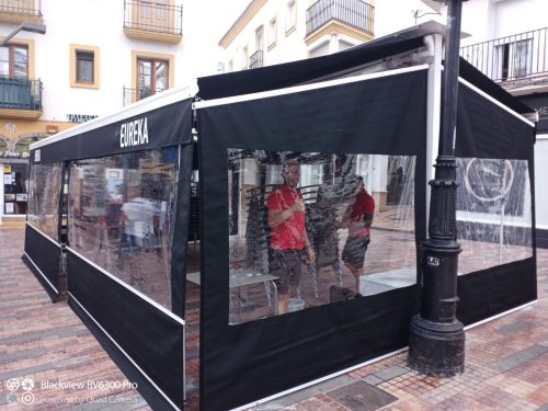 Eluha instalaciones en terrazas comerciales en Marbella